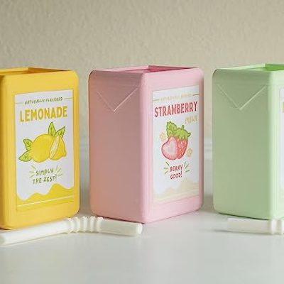 Adorable Kawaii Juice Box Resin Flowerpot- Bring Cheerful Charm to Your Space!