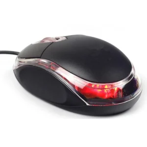 Mini Optical Wired Mouse: USB LED, Ergonomic Design, for PC/Laptop/Notebook