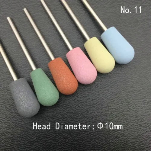 Silicon Nail Drill Set – 6PCS Electric Polishing Tools