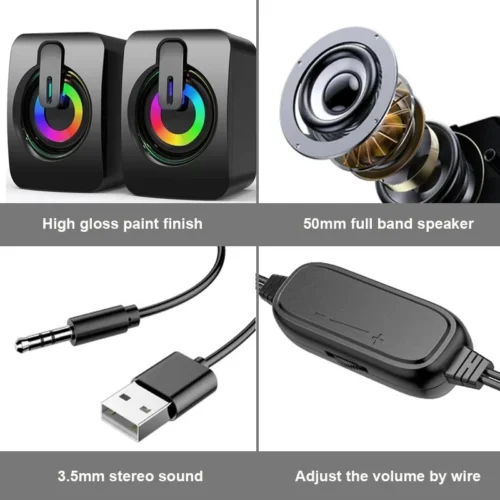 Portable Bluetooth Computer Speaker