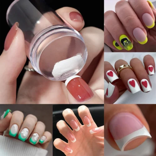 Jelly Silicone Nail Stamper – Stamping Template with Scraper