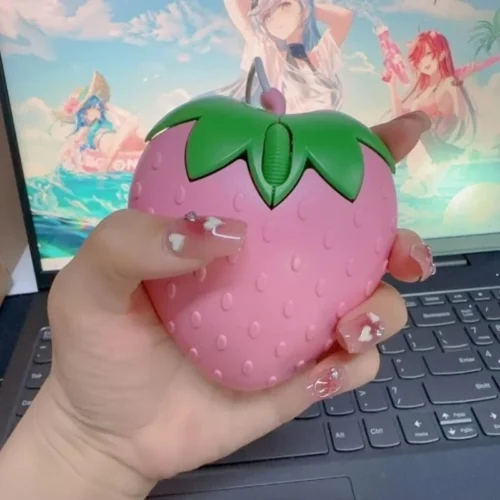Adorable Optical Gaming Pink Mouse, Small Design for PC and Girls Gifts