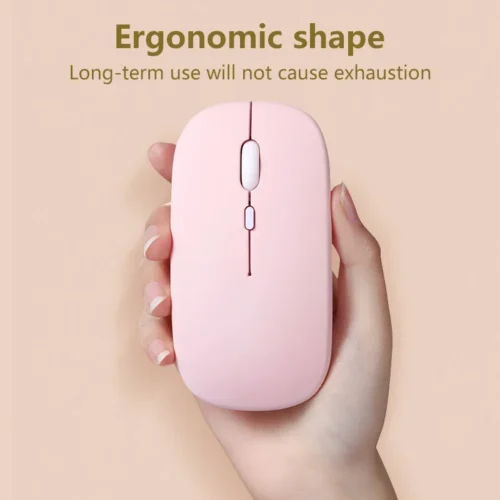 Wireless Bluetooth Mouse, Silent Ergonomic Design for iPad, Samsung, Huawei, Windows, and Android Tablets