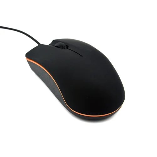 Ultra-Thin Mini USB 3D Wired Mouse, 1200 DPI Optical Gaming Mouse for PC, Laptop, and MacBook