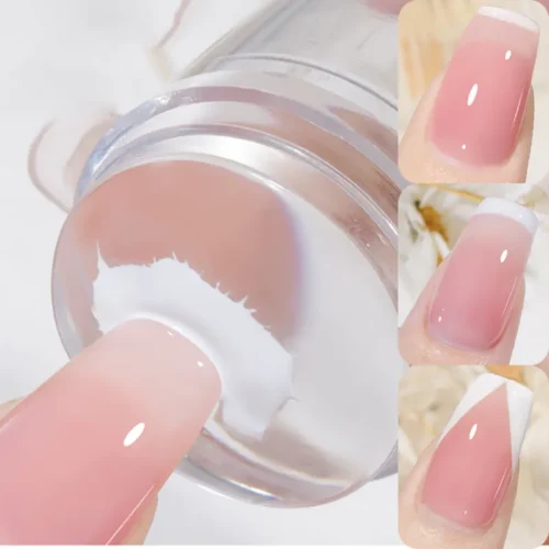 Jelly Silicone Nail Stamper – Stamping Template with Scraper