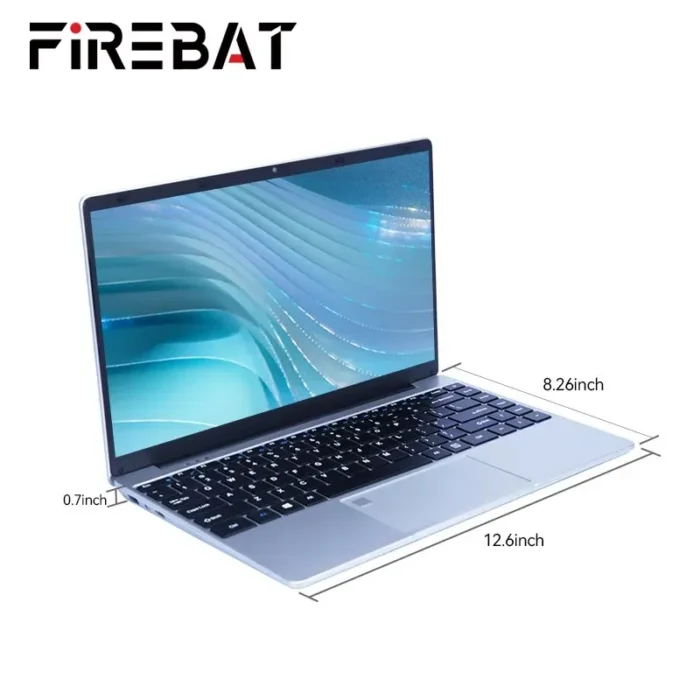 FIREBAT A14 Laptop: Intel N5095, 14.1 Inch FHD Display, 16GB LPDDR4 RAM, 512GB SSD + 1TB SSD