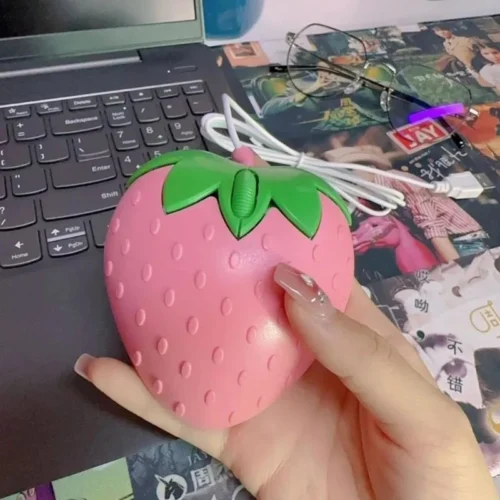 Adorable Optical Gaming Pink Mouse, Small Design for PC and Girls Gifts