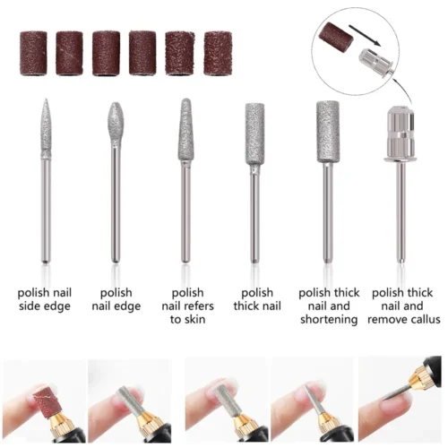 Electric Nail Drill Machine Set – for Manicure & Pedicure
