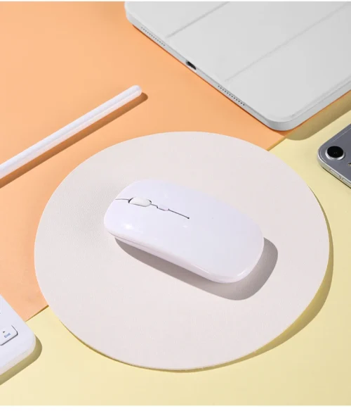 Silent Portable Wireless Bluetooth Mouse, Ergonomic Magic Mouse for Laptop, iPad, Tablet, and Gaming