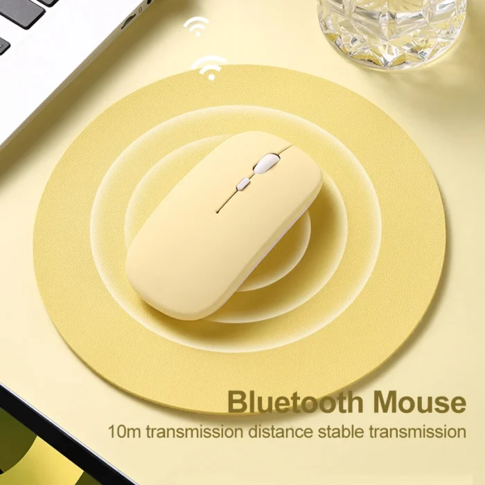 Portable Wireless Bluetooth Mouse: Silent Magic, Ergonomic, for Laptop, iPad, Tablet, Notebook, Mobile Phone, Office, Gaming