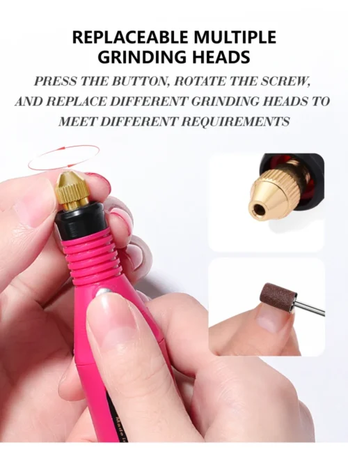 Electric Nail Drill Machine Set – for Manicure & Pedicure