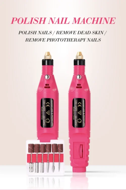 Electric Nail Drill Machine Set – for Manicure & Pedicure