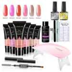 15ml Nail Gel Kit- Quick Extension & Polymer Solution with Amazing Warranty