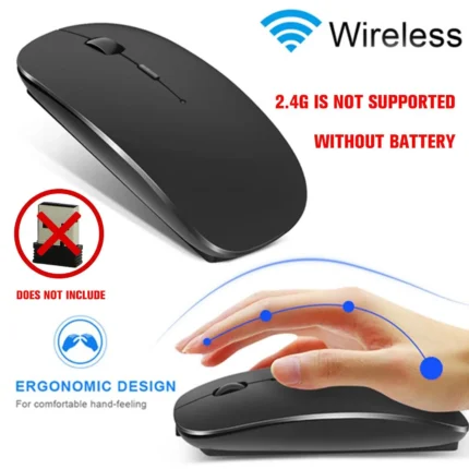 Bluetooth 5.0 Wireless Mouse: Silent, Ergonomic, Optical Mice for Apple PC, iPad – Wholesale
