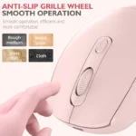 Rechargeable 2.4G Ergonomic Wireless Mouse: For Laptop, PC, Chromebook, Notebook