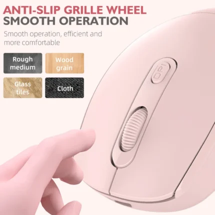 Rechargeable 2.4G Ergonomic Wireless Mouse: For Laptop, PC, Chromebook, Notebook