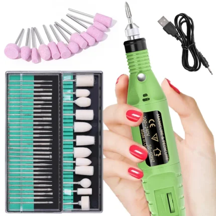 Fantastic Deal!! Includes 3-Year Warranty – Professional Electric Nail Drill Machine Set