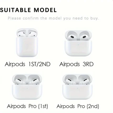 Cute 3D Cartoon Cat Design Silicone Protective Case for AirPods 1/2/Pro