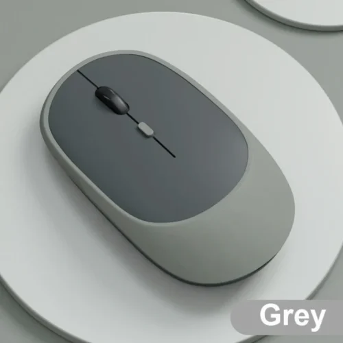 Rechargeable Gaming Mouse, Bluetooth-Compatible, Silent Ergonomic Design for PC, Laptop, and Tablet