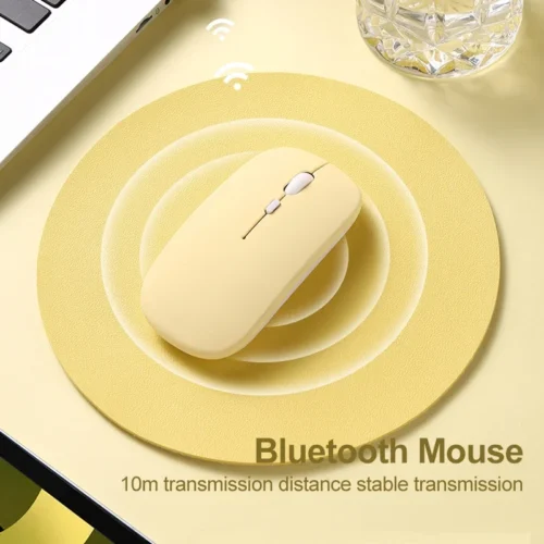 Wireless Bluetooth Mouse, Silent Ergonomic Design for iPad, Samsung, Huawei, Windows, and Android Tablets