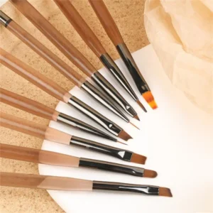 Premium Nail Art Brush Set-3 Pieces with 1-Year Warranty