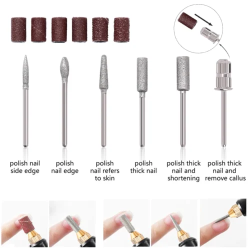Electric Nail Drill Machine Set – for Manicure & Pedicure