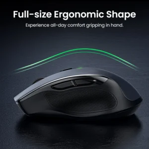 UGREEN Mouse Wireless Ergonomic Mouse 4000 DPI Silent 6 Buttons For MacBook Tablet Laptop Mute Mice Quiet 2.4G Mouse