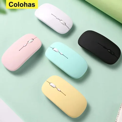 Silent Portable Wireless Bluetooth Mouse, Ergonomic Magic Mouse for Laptop, iPad, Tablet, and Gaming