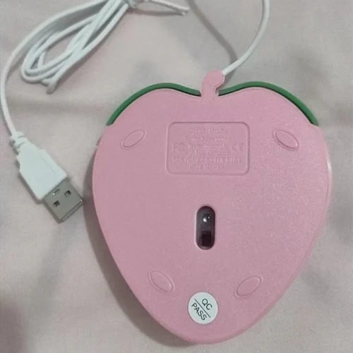 Adorable Optical Gaming Pink Mouse, Small Design for PC and Girls Gifts