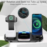 7-in-1 30W Wireless Charger Stand: iPhone, Samsung, Xiaomi, Apple Watch, AirPods Pro - Fast Charging Dock- Amazing Warranty Included!!!