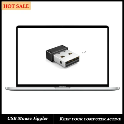 Mouse Jiggler: Undetectable USB Port Device for Computer Laptop, Keeps PC Awake with Simulated Mouse Movement