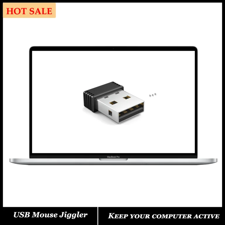 Mouse Jiggler: Undetectable USB Port Device for Computer Laptop, Keeps PC Awake with Simulated Mouse Movement