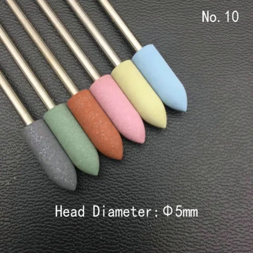 Silicon Nail Drill Set – 6PCS Electric Polishing Tools
