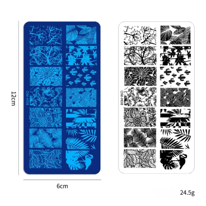 Flower, Leaf, Butterfly & Lace Nail Stamping Plates - DIY Manicure Templates, All Our Products Come with an Amazing Warranty!