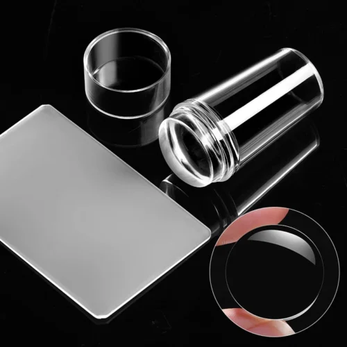 Marshmallow Nail Stamper and Scraper – DIY Manicure Tool Set