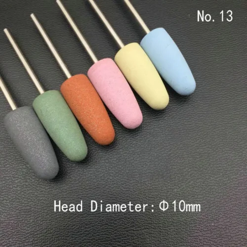Silicon Nail Drill Set – 6PCS Electric Polishing Tools