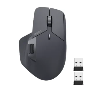 Rapoo MT760 Series Rechargeable Multi-Mode Bluetooth Wireless Mouse: Ergonomic Design, 4000 DPI