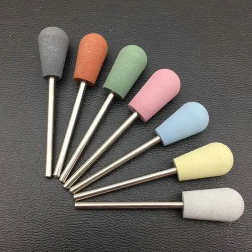Silicon Nail Drill Set – 6PCS Electric Polishing Tools