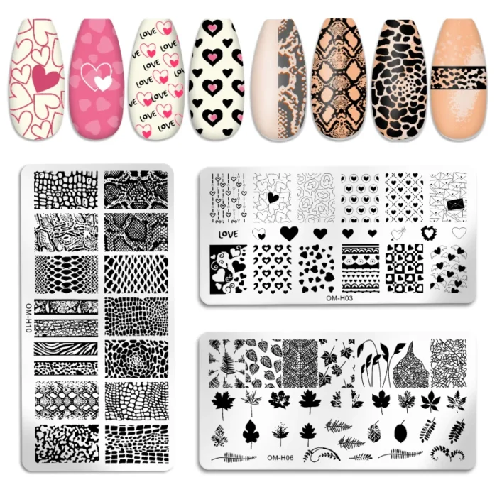 Flower, Leaf, Butterfly & Lace Nail Stamping Plates - DIY Manicure Templates, All Our Products Come with an Amazing Warranty!