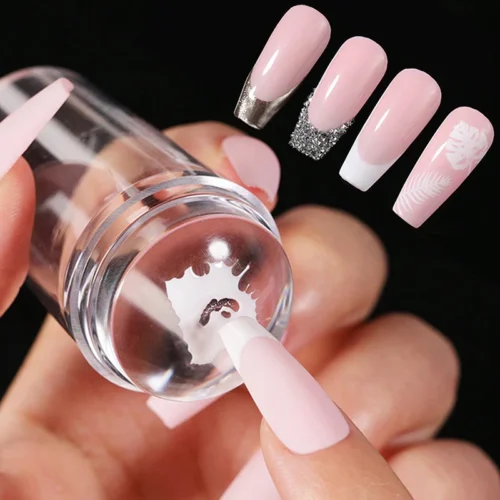 Marshmallow Nail Stamper and Scraper – DIY Manicure Tool Set
