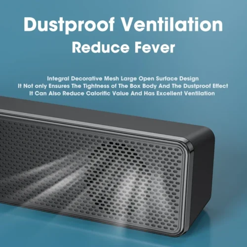 Bluetooth 4D Surround Speaker: Home Theater Sound System Computer Soundbar for TV, Subwoofer Wired Stereo with Strong Bass