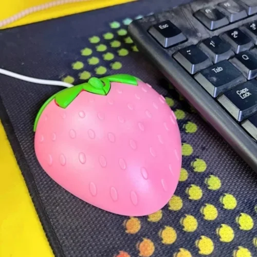 Adorable Optical Gaming Pink Mouse, Small Design for PC and Girls Gifts