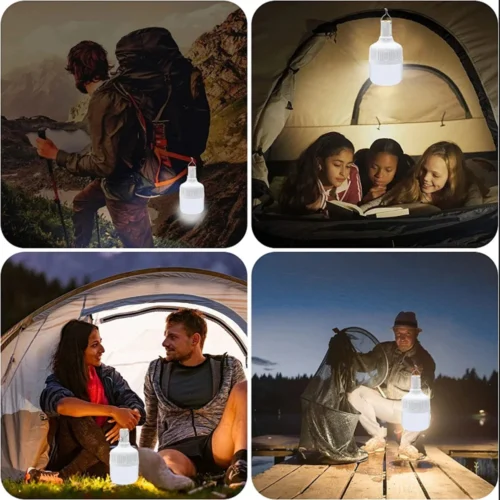 Small Emergency LED – USB Rechargeable Portable Lantern with Hook