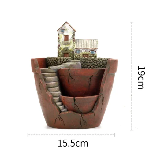 Unique Flower Pot Farmhouse Decor: Decorative Planter for Succulents