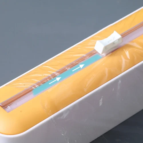 Multi-functional Plastic Cling Film Cutter - Magnetic Wrap Dispenser for Kitchen