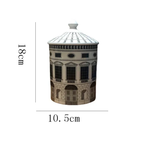 Handcrafted Architectural Jar Candles, Figurine Jewelry Holders, Scented Cotton Swab Boxes, and Candy Storage Bottles
