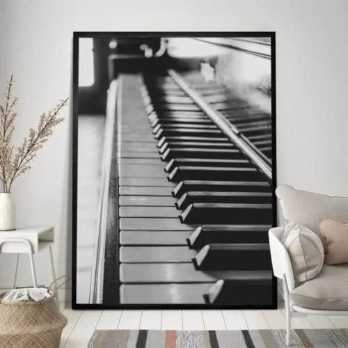 High-Quality Retro Black and White Vintage Photo Poster | Classic Wall Art Decor for Home and Room