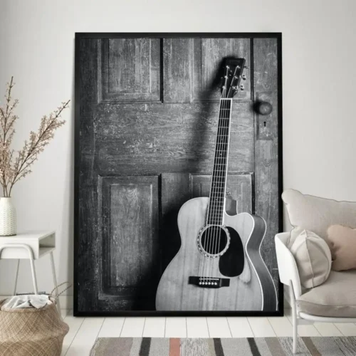 High-Quality Retro Black and White Vintage Photo Poster | Classic Wall Art Decor for Home and Room