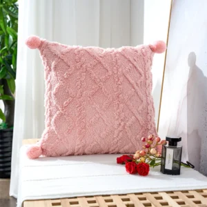 Retro Fluffy Soft Pillowcase - Decorative Home Pillows