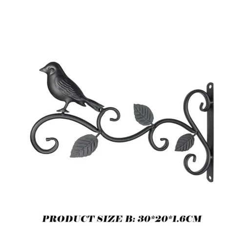 Stylish Indoor and Outdoor Wall Plant Holder – Metal Hanging Basket for Plants